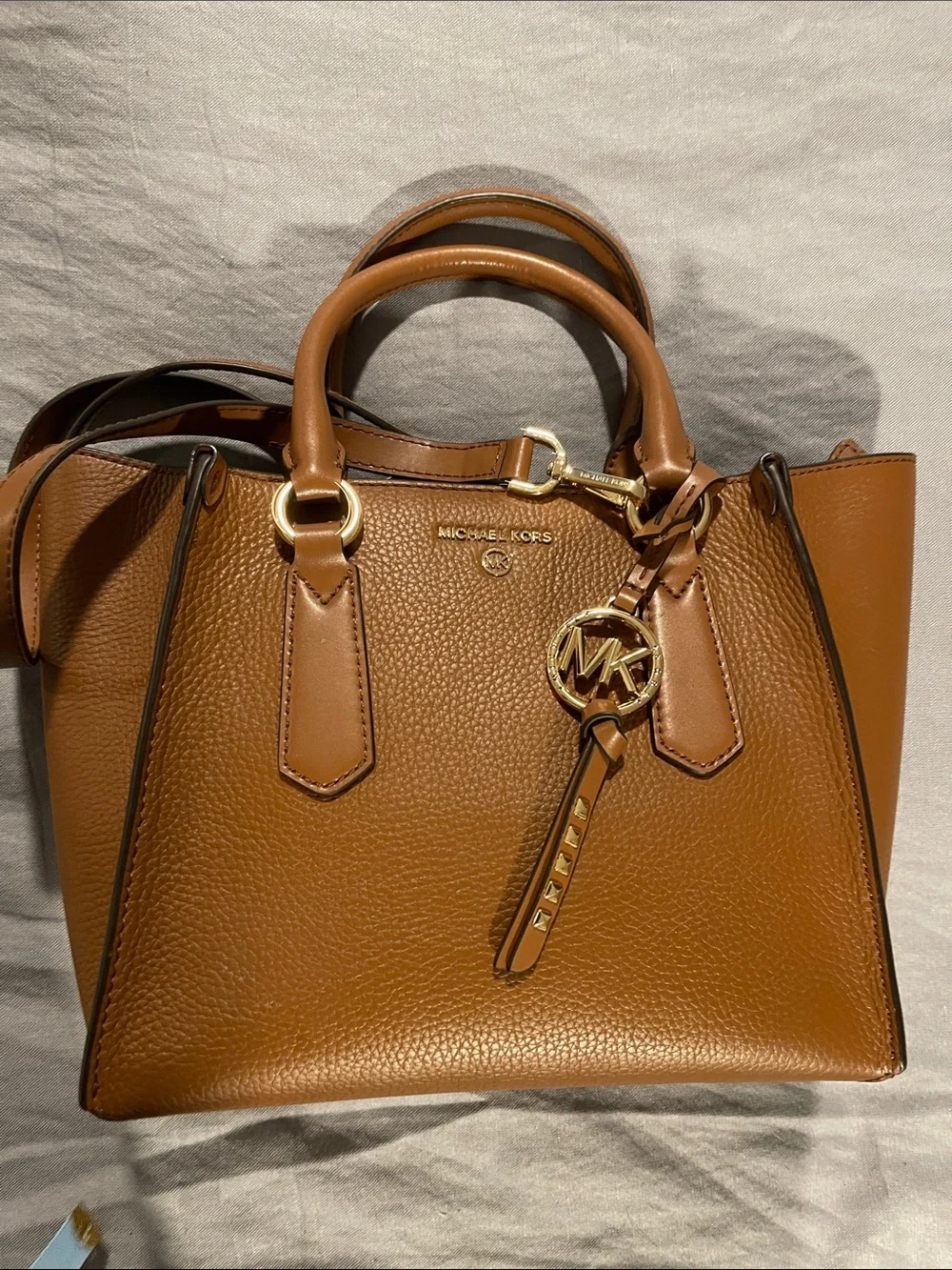 Michael Kors structured leather